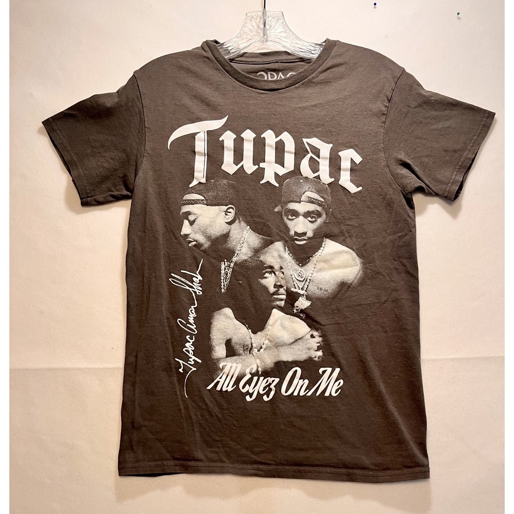 2Pac TuPac Black Graphic T Shirt All Eyes On Me Size Small